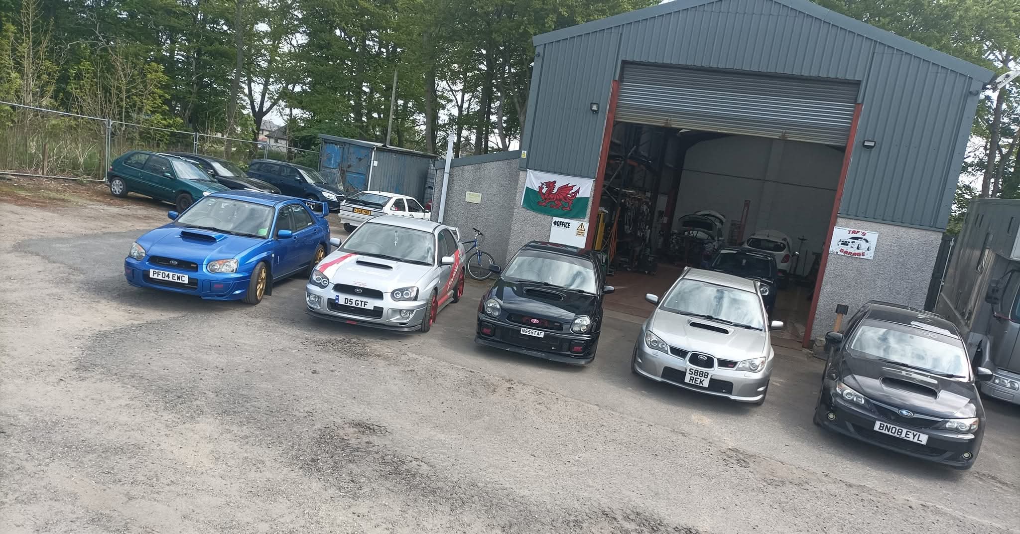 Subaru performance cars at Taf's Garage LTD